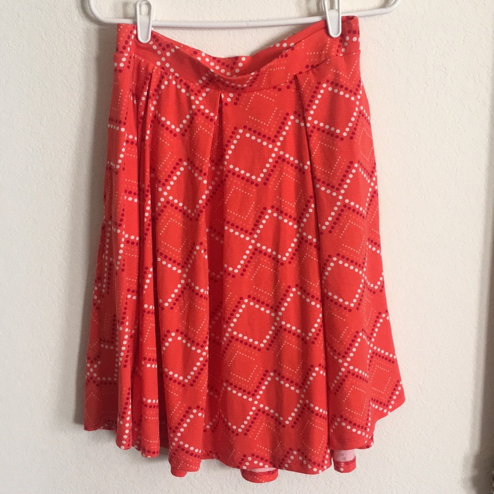 Orange LuLaRoe Skirt Size M - Picture 1 of 3